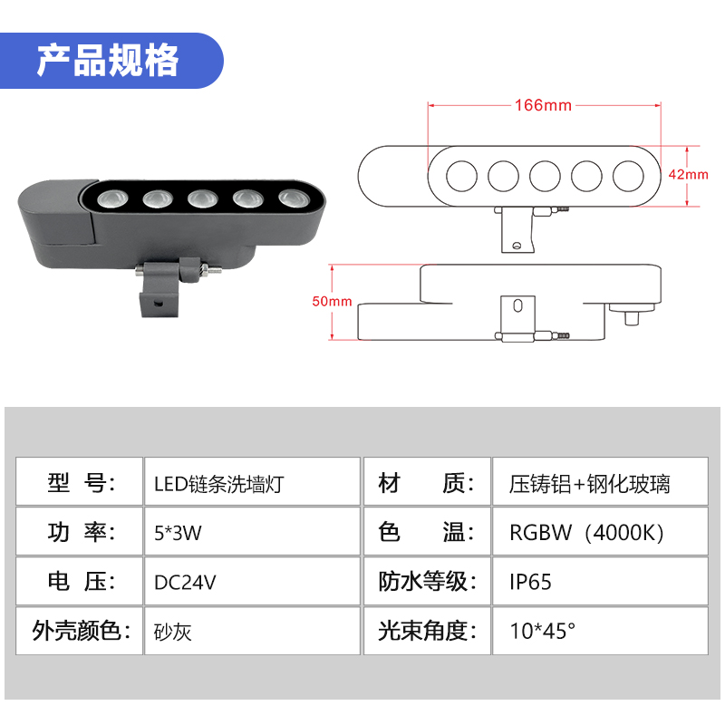 LED鏈條洗墻燈(圖2) LED鏈條洗墻燈(圖2)